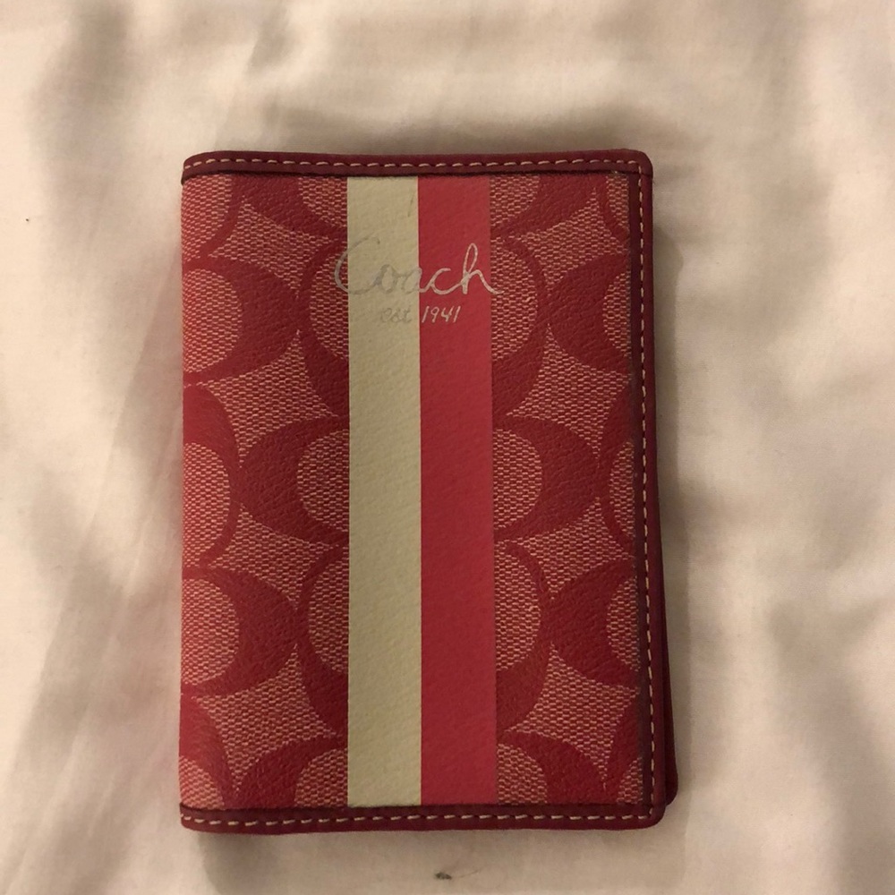 Coach passport holder NWOT